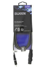 XLR Monocavo XLR 3p (Femmina) - RCA Maschio 1.5 m Sweex SWOP15225E15 8717534024939 SX572