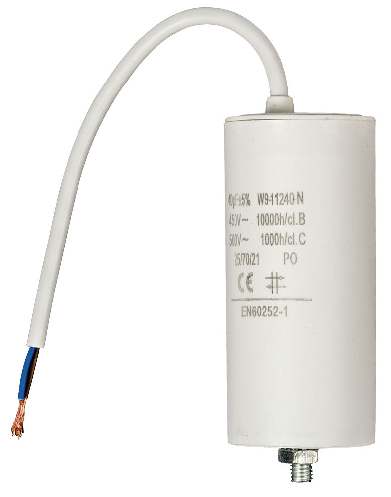 Condensatore 40.0uf / 450 V + cavo