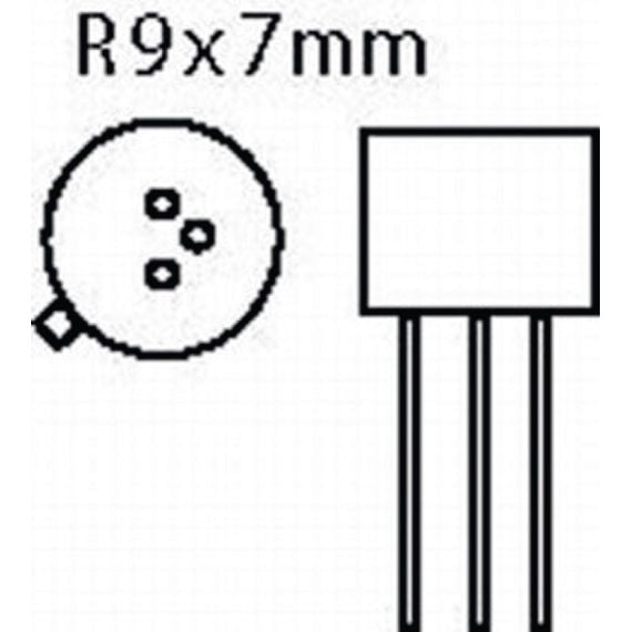 Transistor SI-N 100 VDC 1 a 0.75 50MHz