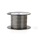 Bobina cavo audio bilanciato 2x (2x 0,16 mm²) 100m grigio COTR15001GY100 5412810296309 ND6904