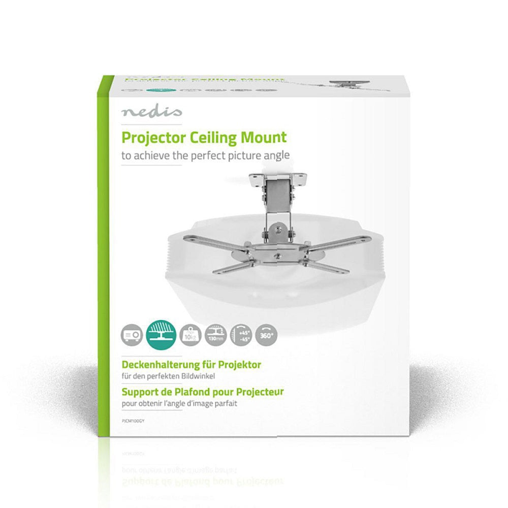 Supporto per proiettore da soffitto girevole a 360°  Max 10kg PJCM100GY 5412810274246 ND8070
