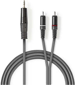 Cavo audio stereo 3,5 mm maschio-2x maschio RCA 1.5m