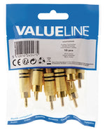 Connettore RCA Maschio Oro confezione da 10 VGAP24900B 5412810245475 ND9200