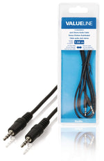 Cavo audio stereo Maschio da 3.5 mm 1.50m nero VLAB22000B15 5412810192274 ND9530