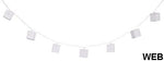 Light String Rettangolari/Quadrati 10 LED 2.1 m HQLEDSLSQRCOT 5412810236930 ND9610