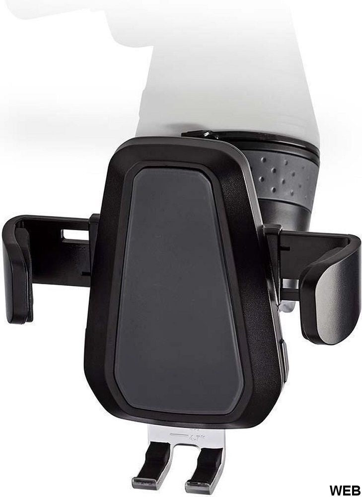 Caricabatteria da auto wireless 2A 10W con funzione di chiusura automatica Nero