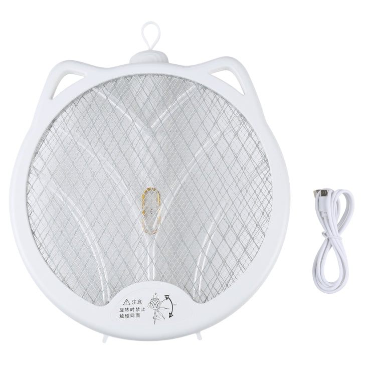 Scacciazanzare elettrico rotante con orecchio di gatto, Mosquito Swatter