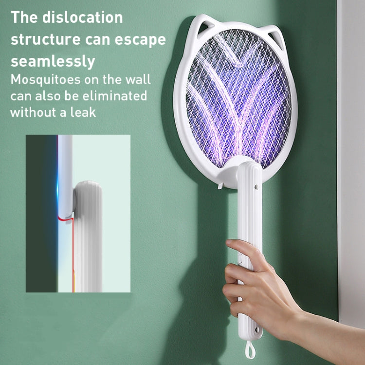 Scacciazanzare elettrico rotante con orecchio di gatto, Mosquito Swatter