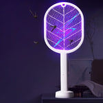 Ricarica USB Mosquito Killer con trappola di luce viola con base, Purple Light