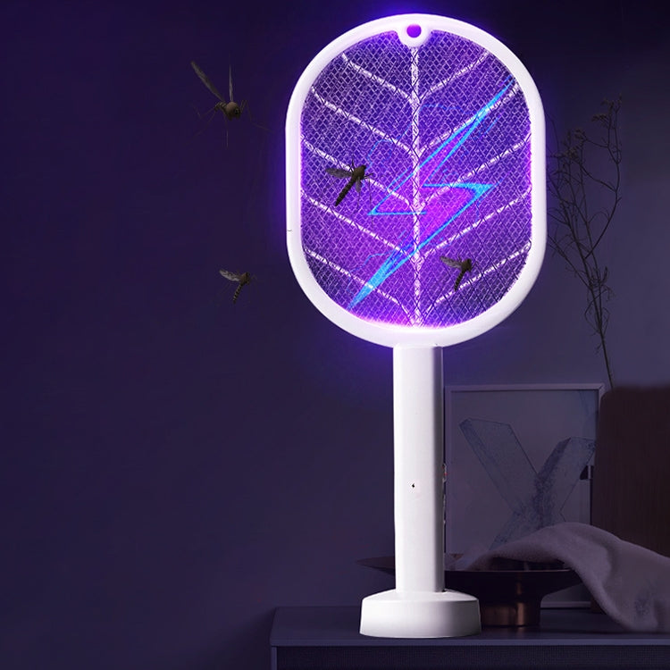 Ricarica USB Mosquito Killer con trappola di luce viola con base, Purple Light
