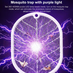 Ricarica USB Mosquito Killer con trappola di luce viola con base, Purple Light
