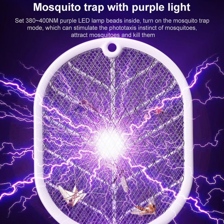 Ricarica USB Mosquito Killer con trappola di luce viola con base, Purple Light