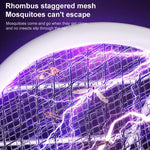 Ricarica USB Mosquito Killer con trappola di luce viola con base, Purple Light