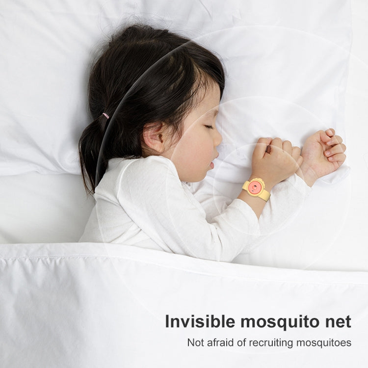 Polsino repellente per zanzare per bambini in ABS + gel di silice WT-M4