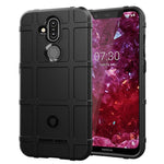Custodia protettiva antiurto Custodia in silicone a copertura totale per Nokia 8.1 / X7, For Nokia 8.1 / X7
