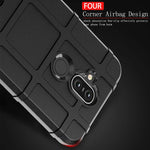 Custodia protettiva antiurto Custodia in silicone a copertura totale per Nokia 8.1 / X7, For Nokia 8.1 / X7