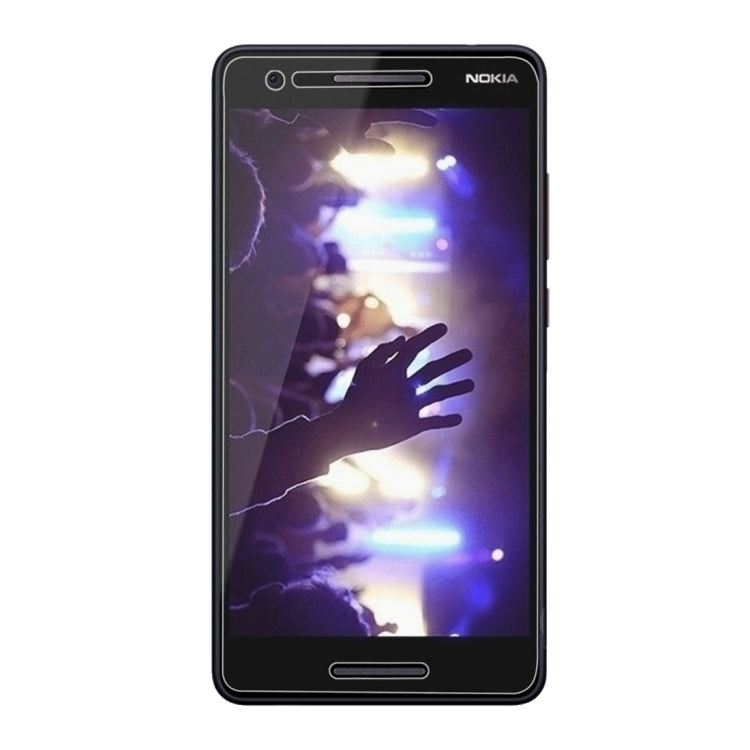 Pellicola in vetro temperato 9H 2.5D per Nokia 2.1, For Nokia 2.1 (1pc)