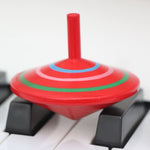 Mini giroscopio rotante in legno giocattolo puzzle fai-da-te genitore-figlio, dimensioni: 6 * 6 cm, Rotating Gyro