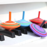 Mini giroscopio rotante in legno giocattolo puzzle fai-da-te genitore-figlio, dimensioni: 6 * 6 cm, Rotating Gyro
