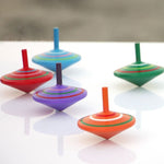 Mini giroscopio rotante in legno giocattolo puzzle fai-da-te genitore-figlio, dimensioni: 6 * 6 cm, Rotating Gyro