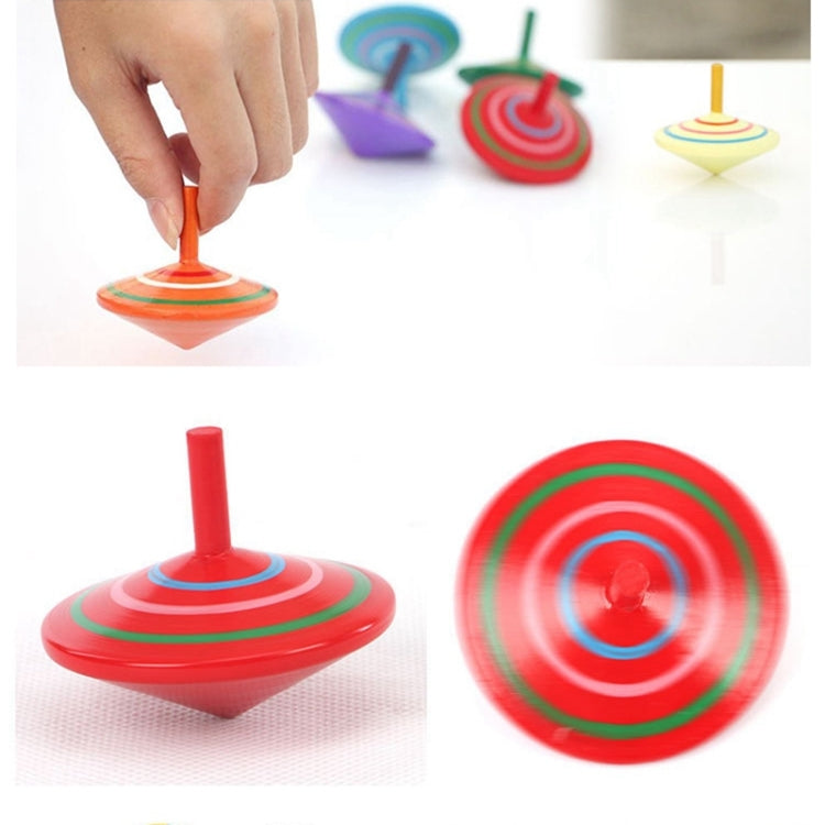 Mini giroscopio rotante in legno giocattolo puzzle fai-da-te genitore-figlio, dimensioni: 6 * 6 cm, Rotating Gyro