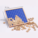 Sussidi didattici Montessori in legno numeri 1-100