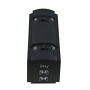 iplay Supporto per stazione dock di ricarica a doppia porta/Supporto di ricarica per controller per Sony Playstation 4 PS4 e Slim PS4 Pro con schermo indicatore display LED, HBP-119