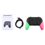 Controller wireless per videogiochi Pro con funzione di vibrazione dello screenshot per Nintendo Switch, For Nintendo-Switch (Green Pink)