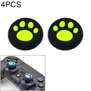 Custodia protettiva in silicone per zampe di gatto carino da 4 pezzi per PS4 / PS3 / PS2 / XBOX360 / XBOXONE / WIIU Gamepad Joystick