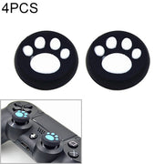 Custodia protettiva in silicone per zampe di gatto carino da 4 pezzi per PS4 / PS3 / PS2 / XBOX360 / XBOXONE / WIIU Gamepad Joystick