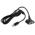Cavo di ricarica per controller wireless XBOX 360 da 1,5 m con magnetico per XBOX 360, For XBOX360(Black) Length : 1.5m, For XBOX360(White) Length : 1.5m