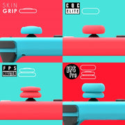 Copri pulsante con cappuccio basculante per gamepad sinistro + destro per interruttore, For Switch(Black), For Switch(Blue + Magenta), For Switch(Green+Red), For Switch(Red)