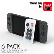 Copri pulsante con cappuccio basculante per gamepad sinistro + destro per interruttore, For Switch(Black), For Switch(Blue + Magenta), For Switch(Green+Red), For Switch(Red)