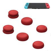 Copri pulsante con cappuccio basculante per gamepad sinistro + destro per interruttore, For Switch(Black), For Switch(Blue + Magenta), For Switch(Green+Red), For Switch(Red)