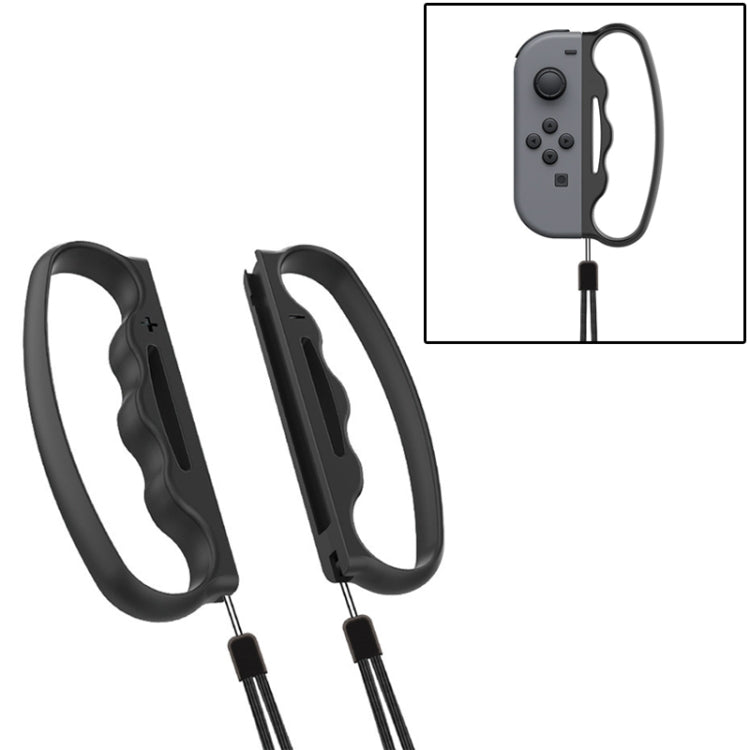 Impugnatura per gamepad con impugnatura piccola per iPlay, impugnatura piccola con cinturino per Switch Joy-Con, Black, Red
