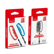 Impugnatura per gamepad con impugnatura piccola per iPlay, impugnatura piccola con cinturino per Switch Joy-Con, Black, Red