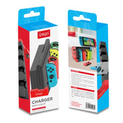 iPega PG-9186 Caricatore per controller di gioco Supporto per stazione di ricarica per dock di ricarica con indicatore per Nintendo Switch Joy-Con, PG-9186