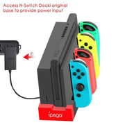 iPega PG-9186 Caricatore per controller di gioco Supporto per stazione di ricarica per dock di ricarica con indicatore per Nintendo Switch Joy-Con, PG-9186