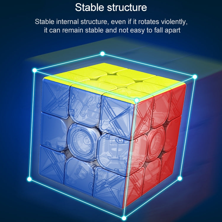 Moyu Meilong Cubo magico a velocità magnetica Giocattoli puzzle a cubo a due strati, Two Layers