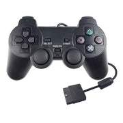 Maniglia di controllo del gioco cablata Joypad a doppia vibrazione per PS2