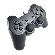 Maniglia di controllo del gioco cablata Joypad a doppia vibrazione per PS2