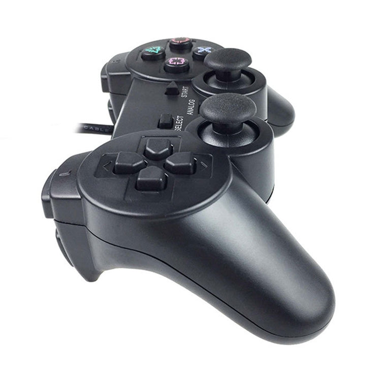 Joypad cablato con doppia vibrazione per PS2