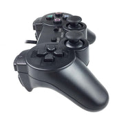 Maniglia di controllo del gioco cablata Joypad a doppia vibrazione per PS2