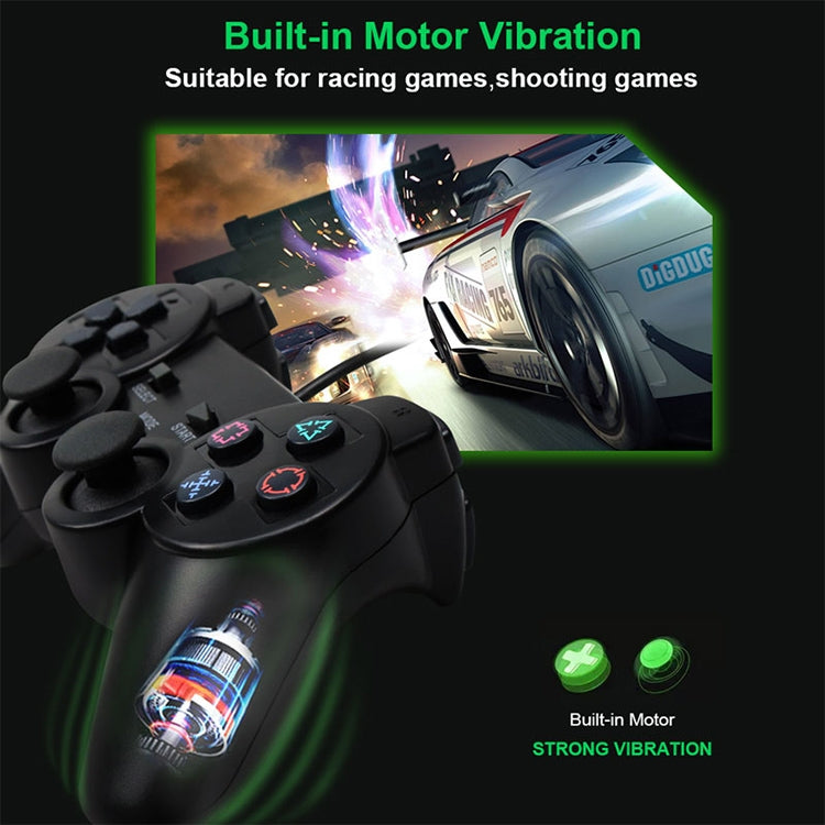 Joypad cablato con doppia vibrazione per PS2