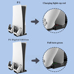 Base verticale con caricatore per controller PS5 DualSense