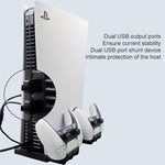Base verticale con caricatore per controller PS5 DualSense