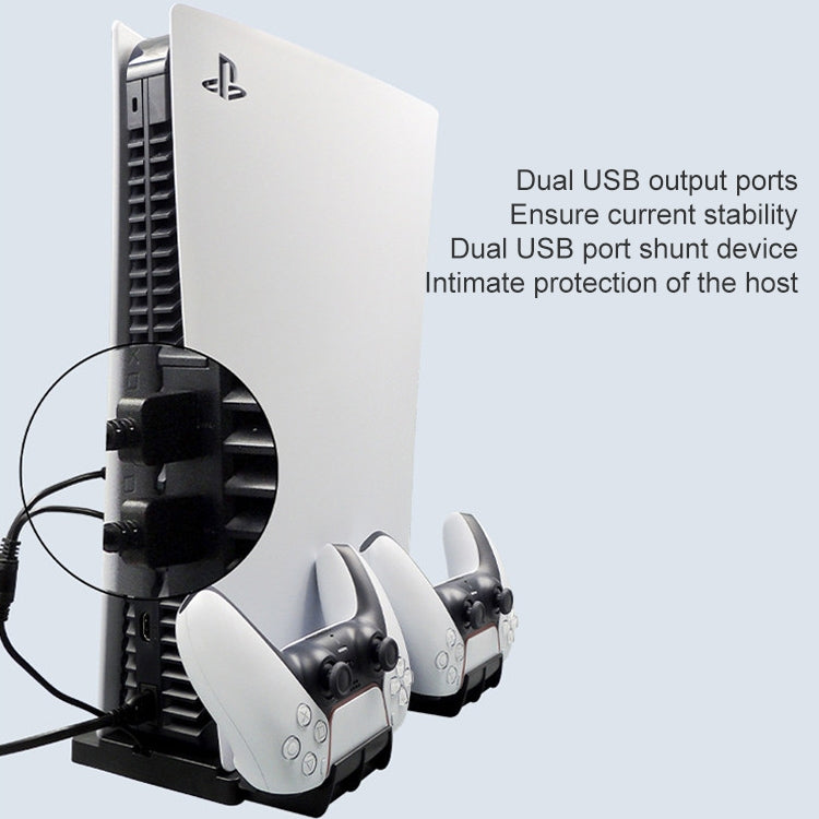 Base verticale con caricatore per controller PS5 DualSense