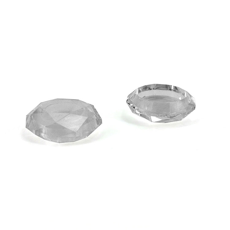 2 cappucci antiscivolo per giochi Diamond Texture per PS5, Clear White, Green, Blue, Red
