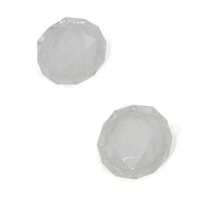2 cappucci antiscivolo per giochi Diamond Texture per PS5, Clear White, Green, Blue, Red