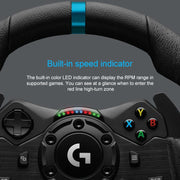 Logitech G923 Leva del cambio del pedale del volante da gioco per PS5 / PS4 / PC, G923